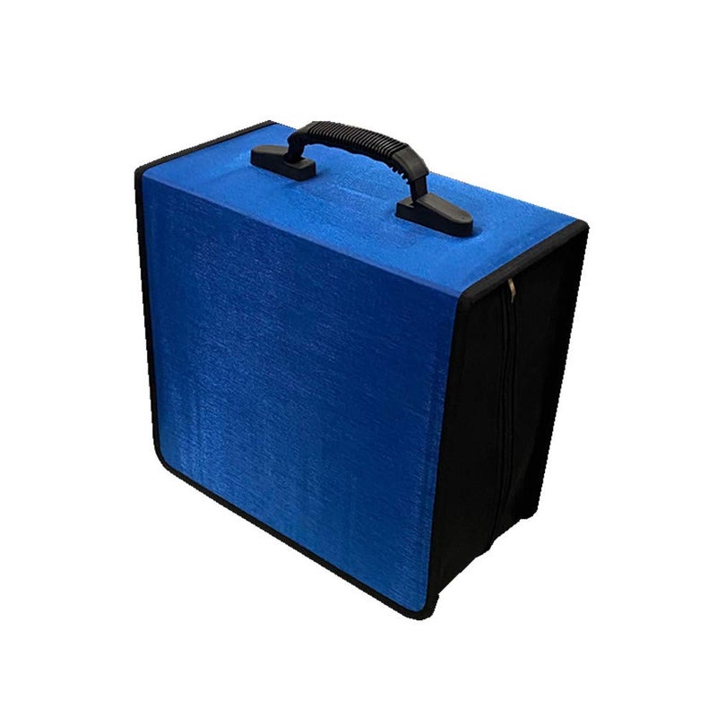 Penlonda CD/DVD Case Holder Organizer Wallet Sleeves Booklet Binder,Storage 400 Capacity Disc(Blue) - Image 1